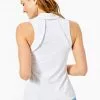 Lilly Pulitzer UPF 50+ Luxletic Martina Polo Top (Resort White)