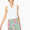 Lilly Pulitzer UPF 50+ Luxletic Maryana Skort (Resort White Pear Necessities)