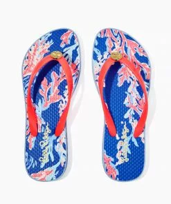 Lilly Pulitzer Pool Flip Flops (Swim On Over)