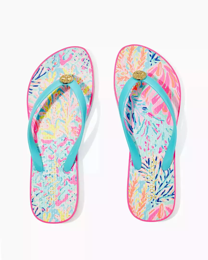 Lilly Pulitzer Pool Flip Flops (Multi Splashdance) 3 Lilly Pulitzer Pool Flip Flops (Multi Splashdance)