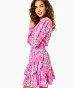 Lilly Pulitzer Cristiana Stretch Lileeze Dress (Moms The Word) 6 Lilly Pulitzer Cristiana Stretch Lileeze Dress (Moms The Word)