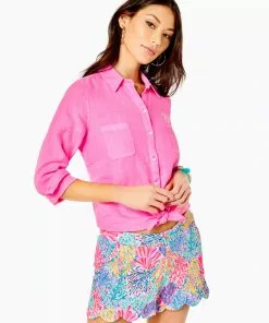 Lilly Pulitzer Buttercup Knit Short (Splashdance)