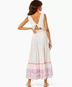 Lilly Pulitzer Charleen Maxi Dress (Tropical Dot Clip) Dresses