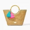Lilly Pulitzer Accessories Grotto Cane Tote (Natural)