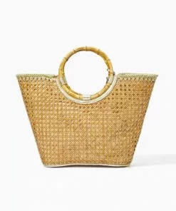 Lilly Pulitzer Accessories Grotto Cane Tote (Natural)