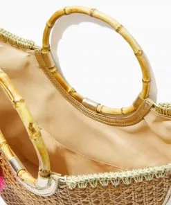 Lilly Pulitzer Accessories Grotto Cane Tote (Natural)