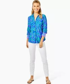 Lilly Pulitzer Serenade In The Shade (Eclipse Blue) Tops