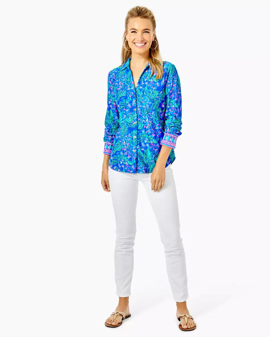 Lilly Pulitzer Serenade In The Shade (Eclipse Blue) Tops 3 Lilly Pulitzer Serenade In The Shade (Eclipse Blue) Tops