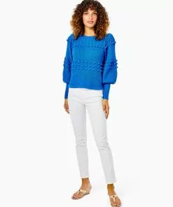 Lilly Pulitzer Kippa Sweater (Blue Flare) Tops