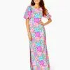 Lilly Pulitzer Kimberle Stretch Maxi Dress (Take It From Your Mummy) Dresses