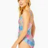 Lilly Pulitzer Swim Napili One Piece (Multi Splashdance)