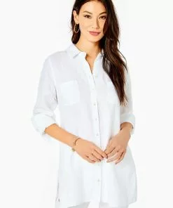 Lilly Pulitzer Seaview Tunic (Resort White)