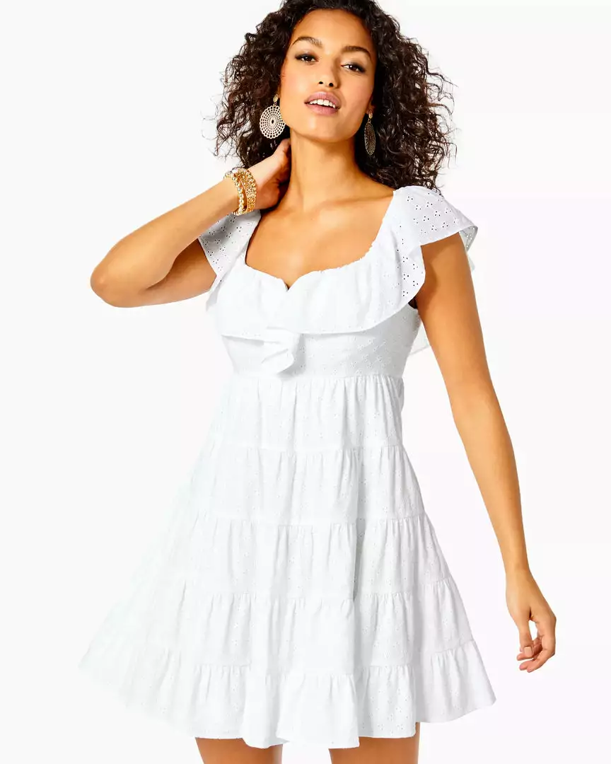 Lilly Pulitzer Emie Dress (Resort White) Dresses 3 Lilly Pulitzer Emie Dress (Resort White) Dresses