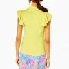 Lilly Pulitzer Tops Caddie Polo UPF 50 (Calla Yellow)