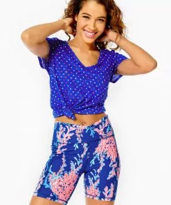 Lilly Pulitzer Bottoms Weekender High Rise Short (Swim On Over)