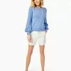 Lilly Pulitzer Jayne Stretch Short (Resort White)