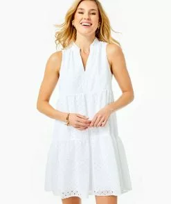 Lilly Pulitzer Dresses Novella Dress (Resort White)