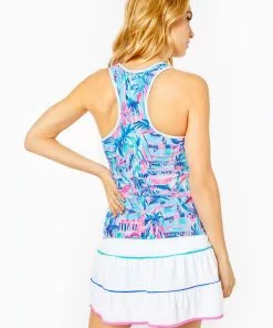 Lilly Pulitzer UPF 50+ Luxletic Canna Bra Tank Top (Perfect Match)