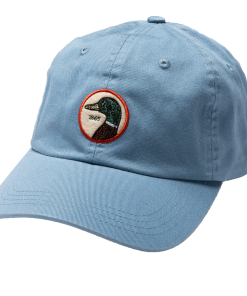 Duckhead Accessories Circle Patch Twill Hat (Steel Blue)