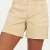 SPANX 6" Stretch Twill Shorts (Almond) Bottoms