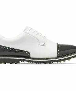 G/Fore Shoes Cap Toe Gallivanter (Snow/Charcoal)