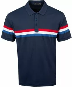 G/Fore Tops Liberty Stripe Polo (Twilight)