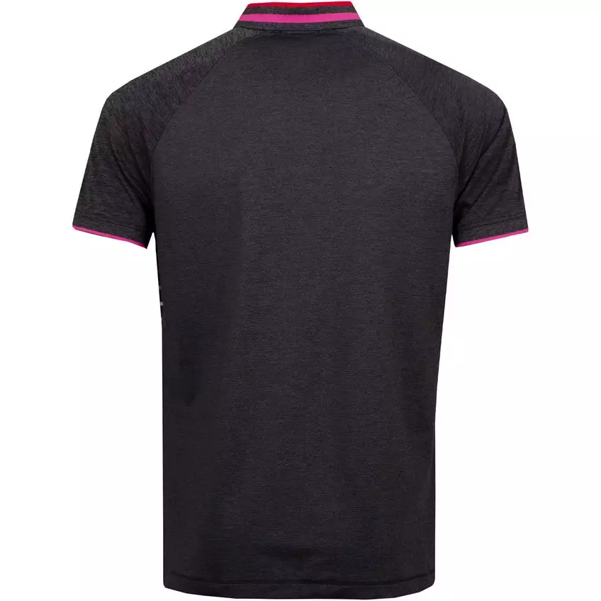 G/Fore Tops Variegated Raglan Stripe Polo (CHGR) 4 G/Fore Tops Variegated Raglan Stripe Polo (CHGR)
