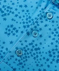 G/Fore Starry Night Polo (Tulum) Tops