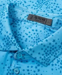 G/Fore Starry Night Polo (Tulum) Tops