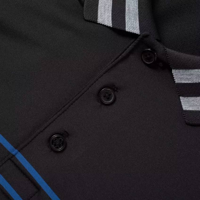 G/Fore Variegated Raglan Stripe Polo (Onyx) 5 G/Fore Variegated Raglan Stripe Polo (Onyx)