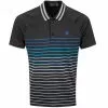 G/Fore Variegated Raglan Stripe Polo (Onyx) 1 G/Fore Variegated Raglan Stripe Polo (Onyx)
