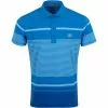 G/Fore Sir Stripe Polo (Mykonos)
