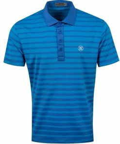 G/Fore Tops Horizon Stripe Polo (Aegean)