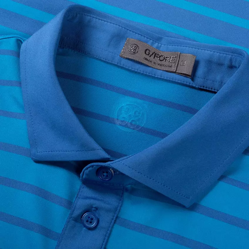 G/Fore Tops Horizon Stripe Polo (Aegean) 4 G/Fore Tops Horizon Stripe Polo (Aegean)