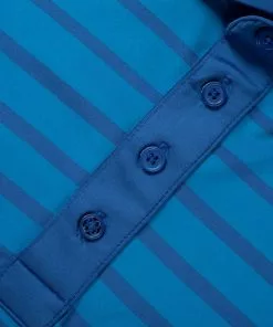 G/Fore Tops Horizon Stripe Polo (Aegean) 9 G/Fore Tops Horizon Stripe Polo (Aegean)