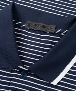 G/Fore Tops Perforated Stripe Polo