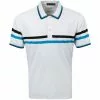 G/Fore Tops Liberty Stripe Polo (Snow) 1 G/Fore Tops Liberty Stripe Polo (Snow)