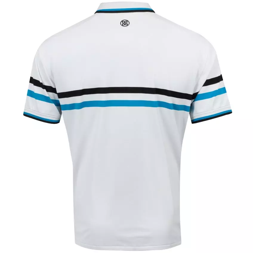 G/Fore Tops Liberty Stripe Polo (Snow) 4 G/Fore Tops Liberty Stripe Polo (Snow)