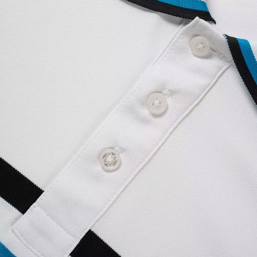 G/Fore Tops Liberty Stripe Polo (Snow) 5 G/Fore Tops Liberty Stripe Polo (Snow)