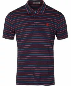 G/Fore Tops Pencil Stripe Polo (Twilight)