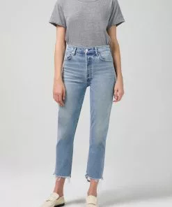 Citizens Of Humanity Charlotte Crop High Rise Straight (Parlay)