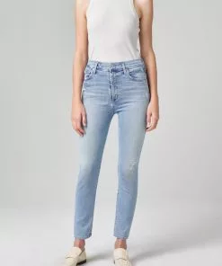 Citizens Of Humanity Olivia Crop High Rise Slim (Dante) Bottoms