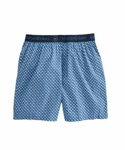 Vineyard Vines Printed Boxers (Whale Moonshine)