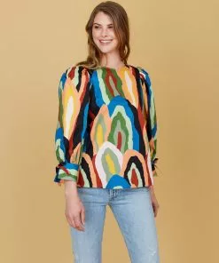 Crosby By Mollie Burch Logan Top (Geode) Tops