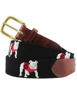 Smathers And Branson Accessories Georgia Bulldog Belt