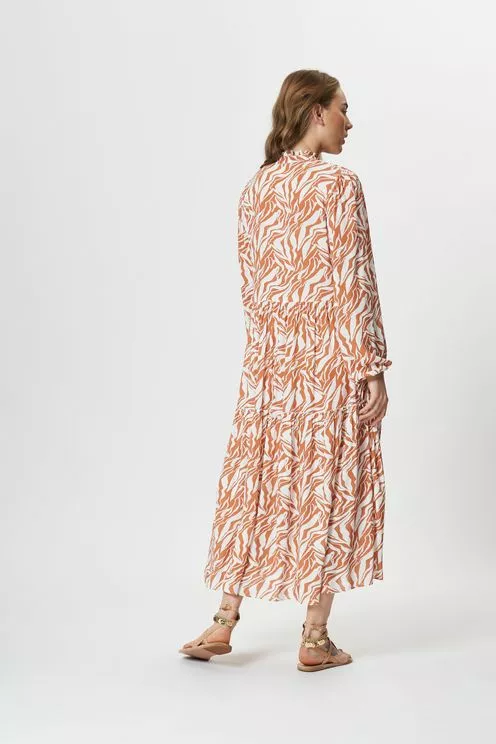 Fresha London Daphne Dress (Camel Zebra) 6 Fresha London Daphne Dress (Camel Zebra)