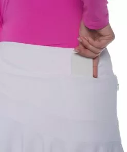 IBKUL Flounce Skort (White)