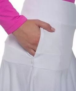 IBKUL Flounce Skort (White)