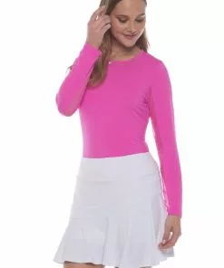 IBKUL Flounce Skort (White)