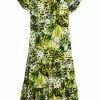 Marie Oliver Dresses Reid Midi Dress (Clover Palm)